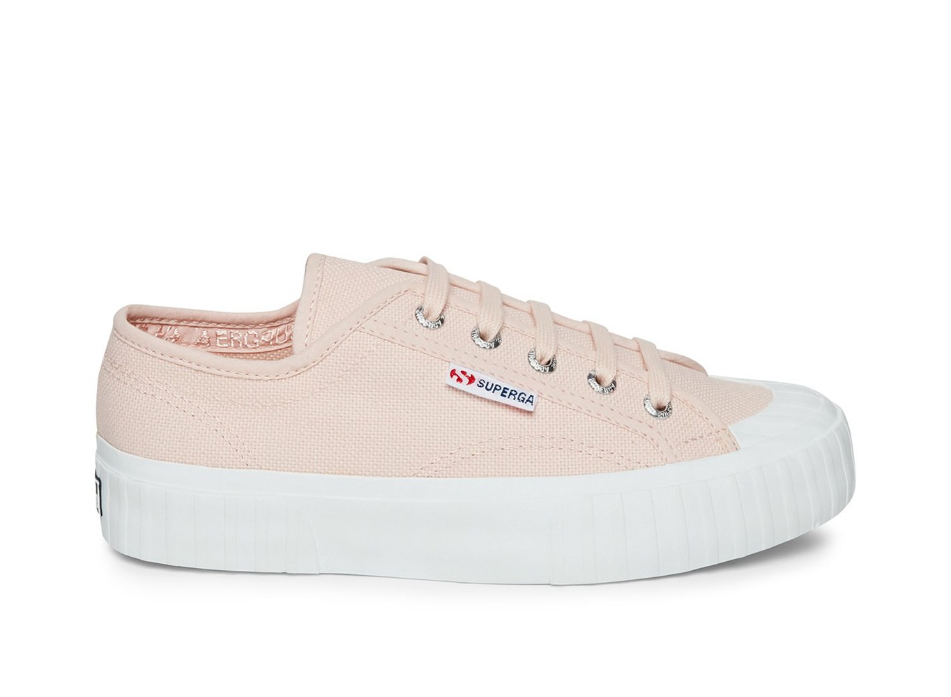 Espadrille Feminino Rosa - Superga 2630 Stripe - JYHTZ-3274